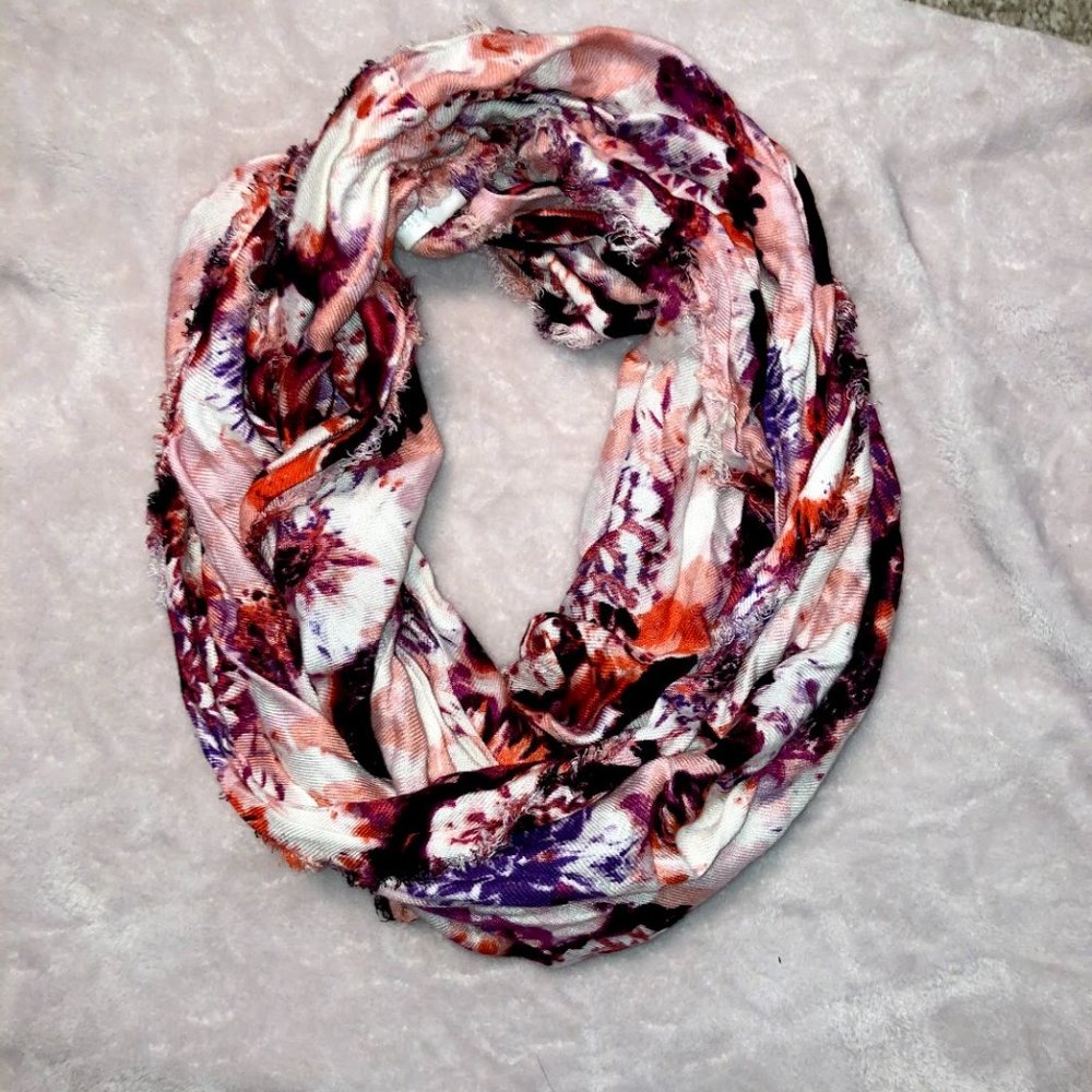 NWOT Floral Infinity Scarf